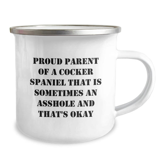 Funny Cocker Spaniel Dog Gifts for Mom - Proud Parent Mug, Camping Mug for Women, Gifts from Family, Gifts for Cocker Spaniel Dog Lovers, Mother's Day Unique Gifts - Image 2