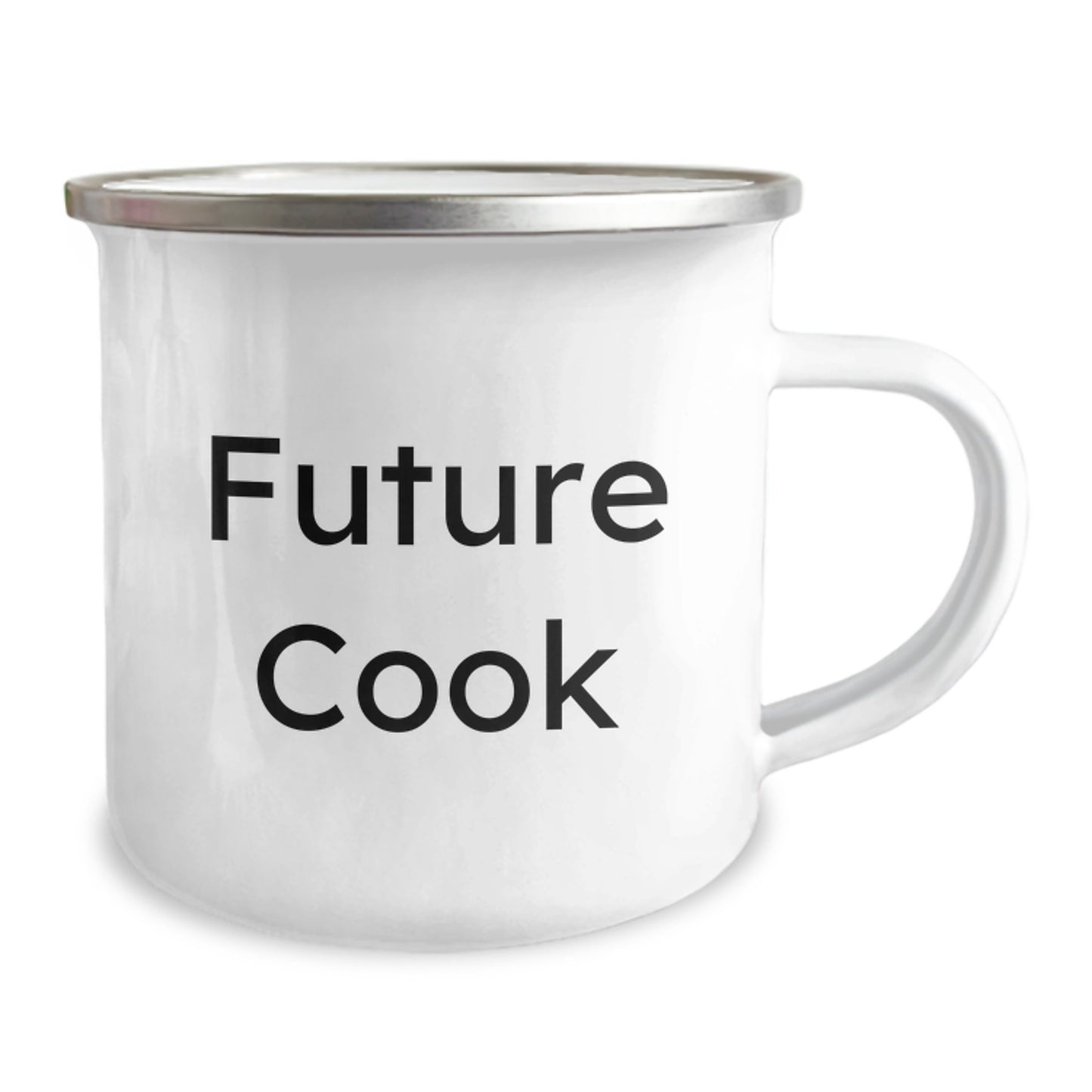 Funny Quote Camping Mug for Future Cooks Gifts from Family Friends, Christmas Unique Ideas for Men Women Friends, 12 oz Stainless Steel with Enamel Finish - Image 2