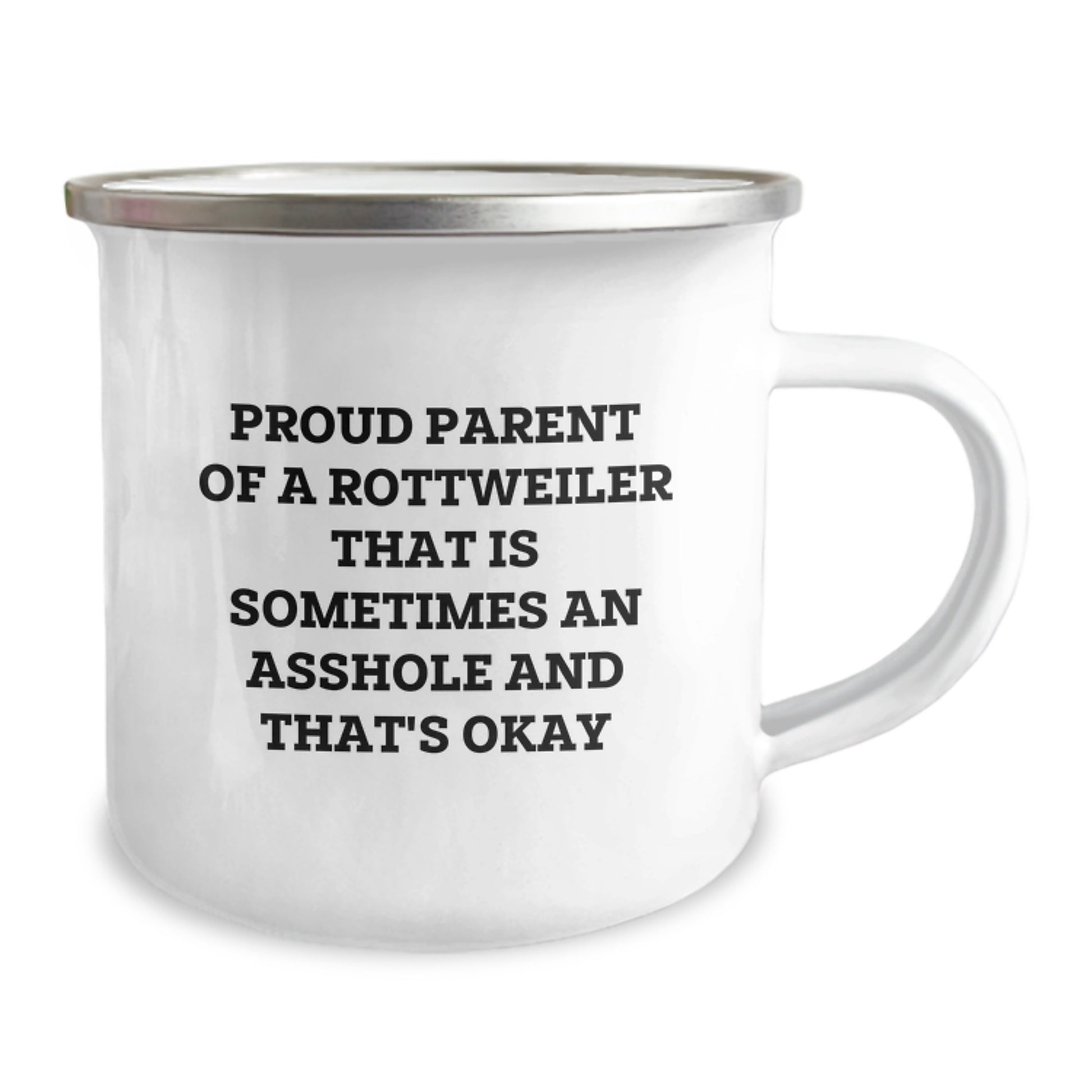 Rottweiler Dog Lover Gifts from Friends to Proud Parent of Rottweiler That Is Sometimes An Asshole And That's Okay, Funny Graduation Unique Gifts for Him - Image 2
