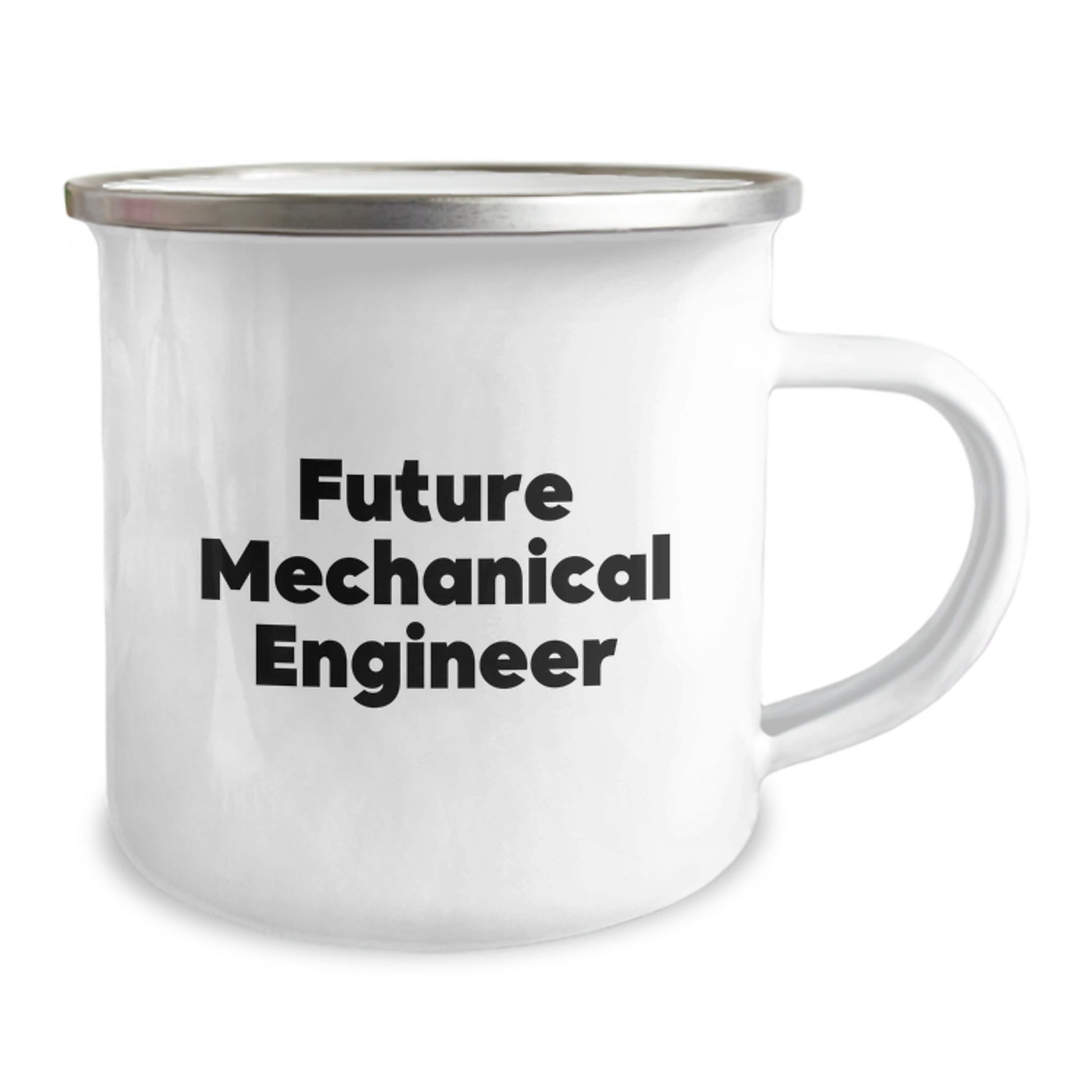 Mechanical Engineer Gifts for Men, Funny Future Mechanical Engineer Quote, Birthday Unique Gifts from Friends, 12 oz Camping Mug - Image 2