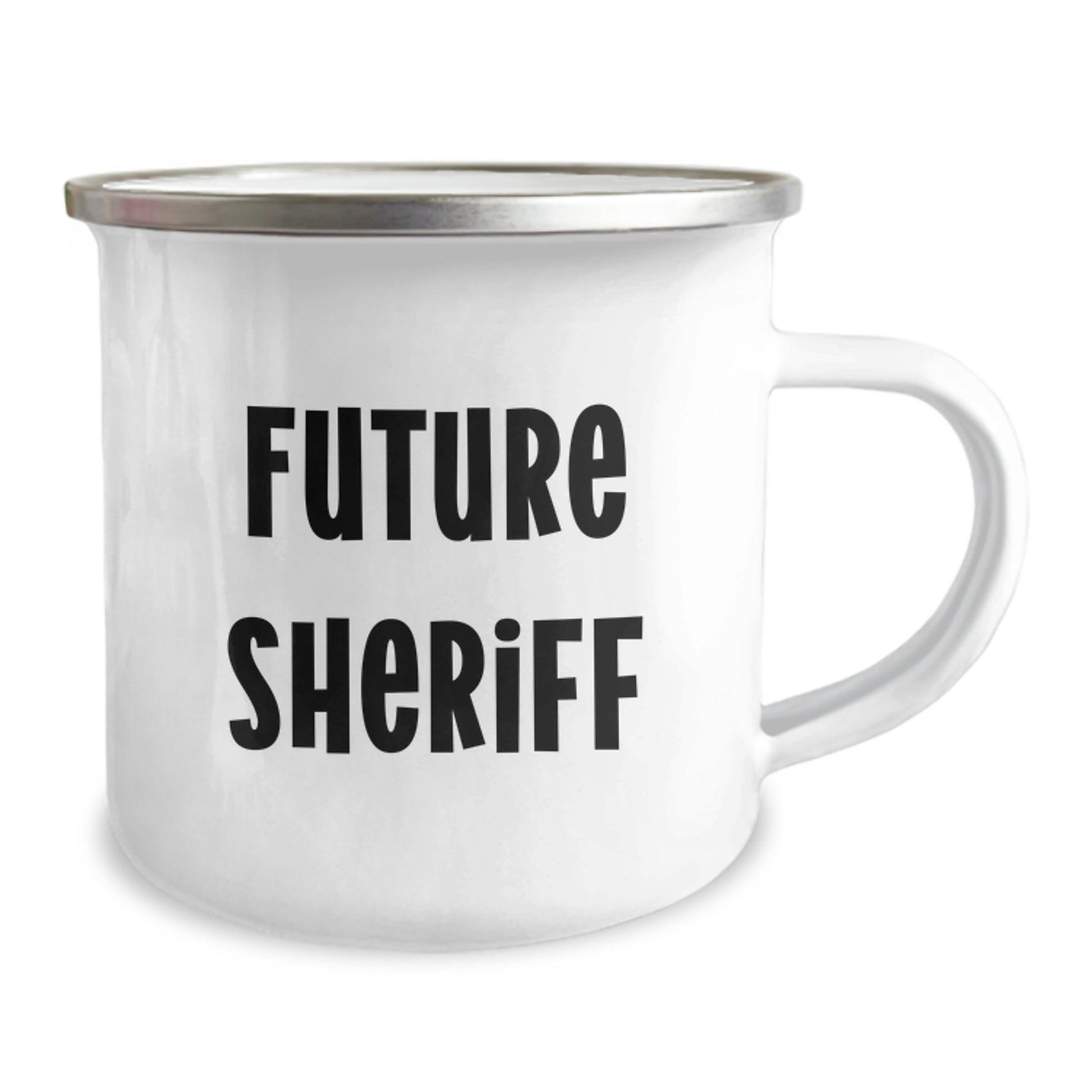 Funny Sheriff Future Sheriff Camping Mug Gifts from Family for Birthday Unique Sheriff Gifts - Image 2