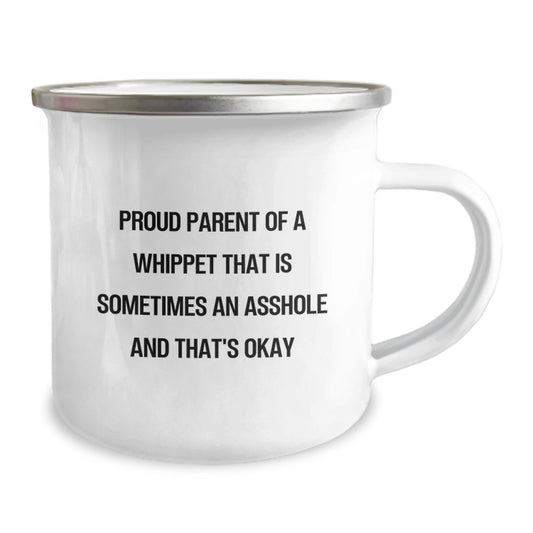 Whippet Dog Stainless Steel Camping Mug Keepsake Birthday Gift for Him - Image 2
