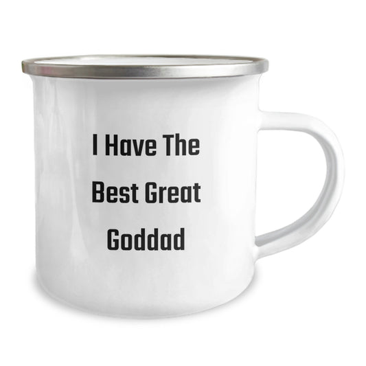 Gifts from Men - Inspirational 'I Have The Best Great Goddad' Camping Mug for the Best Dad, Perfect for Mother's Day Unique Gifts - Image 2