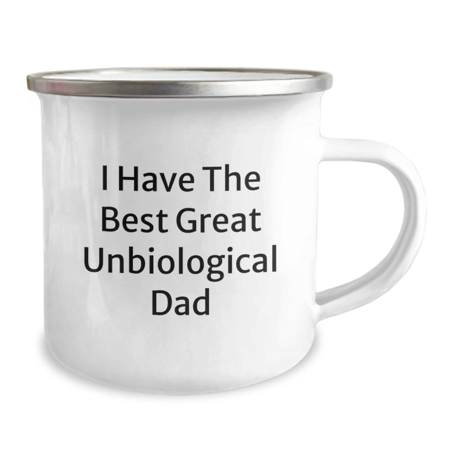 Funny Unbiological Dad Gifts for Men Birthday Unique Unbiological Dad Camping Mug from Men - I Have The Best Great Unbiological Dad - Image 2