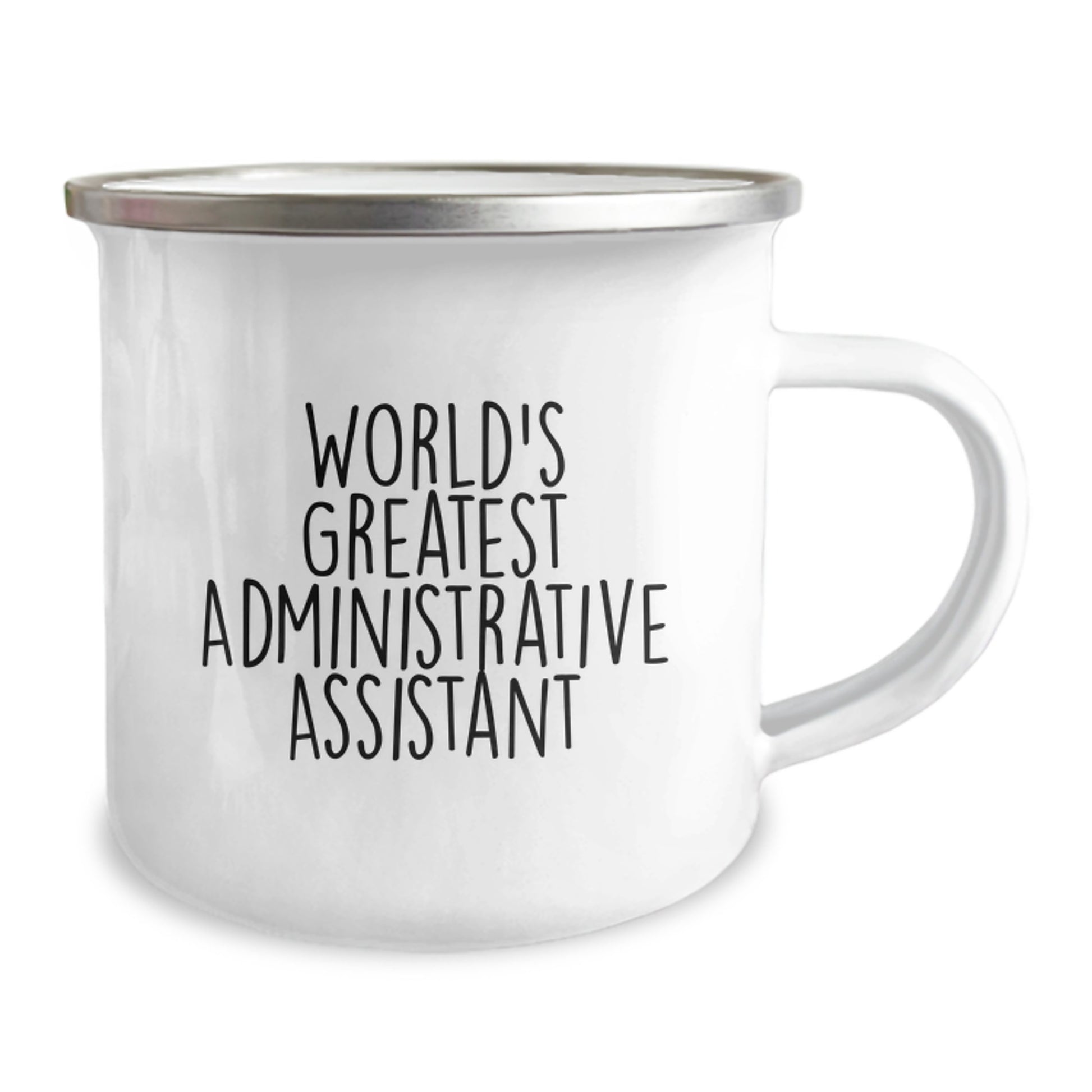 Funny World's Greatest Administrative Assistant Gifts from Family for Men - Camping Mug - Image 2