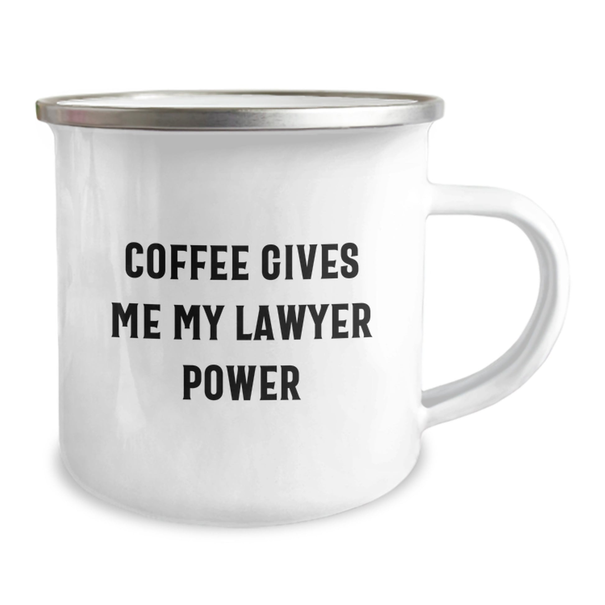 Funny Lawyer Gifts for Men from Friends - Coffee Gives Me My Lawyer Power - Image 2