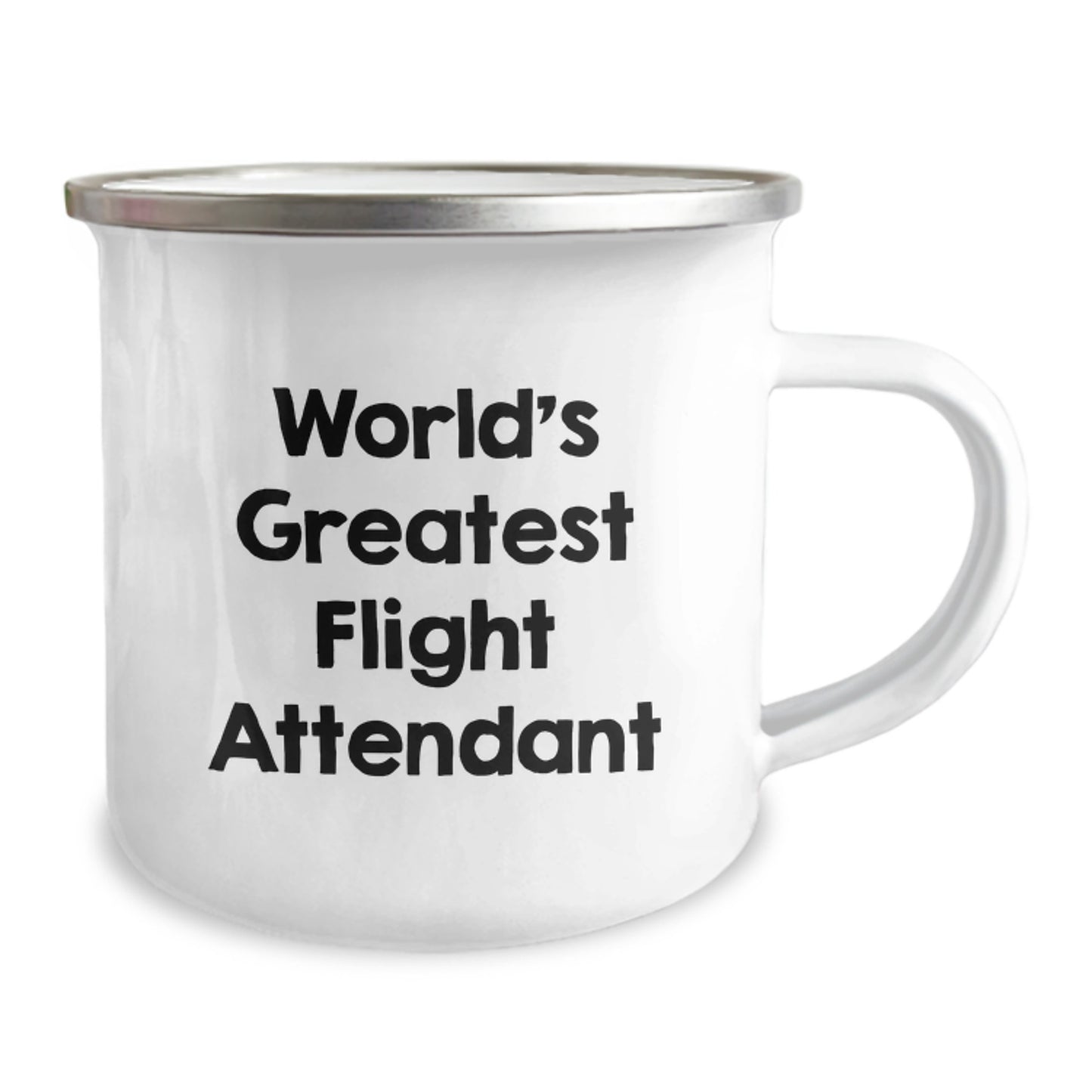 Funny Flight Attendant Gifts, World's Greatest Flight Attendant Mugs for Birthday, Stainless Steel Camping Mugs from Friends - Image 2