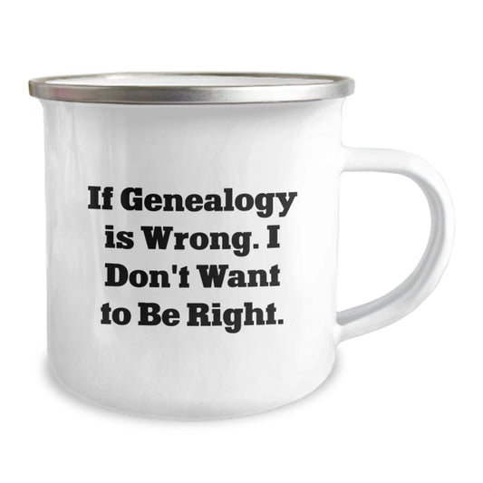 Genealogy Camping Mug, Funny Gifts from Family, Genealogy Enthusiast Mug, Funny Camping Mug for Genealogy Researchers - Image 2