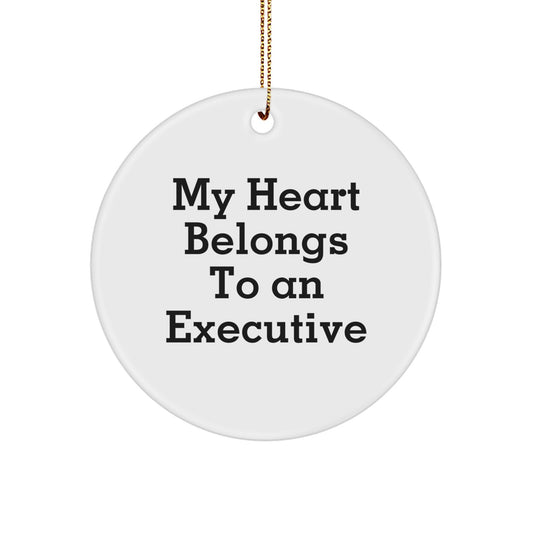 Funny Executive Circle Ornaments Gifts from Family for Men Women Friends Coworkers - Image 1