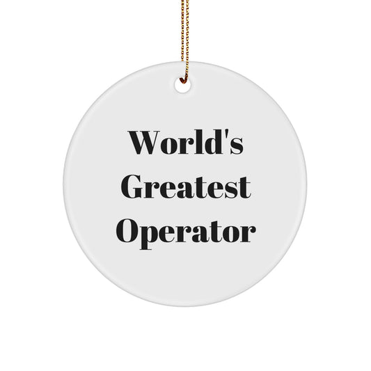 Funny World's Greatest Operator Gifts for Men, Women, Friends, Coworkers, Family - Christmas Unique Gifts from Operator Enthusiasts - Image 1