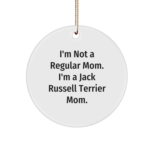 Funny Jack Russell Terrier Mom Gifts from Friends, Unique Christmas Ornaments for Jack Russell Terrier Lovers, Cute Dog Mom Decorations - Image 1
