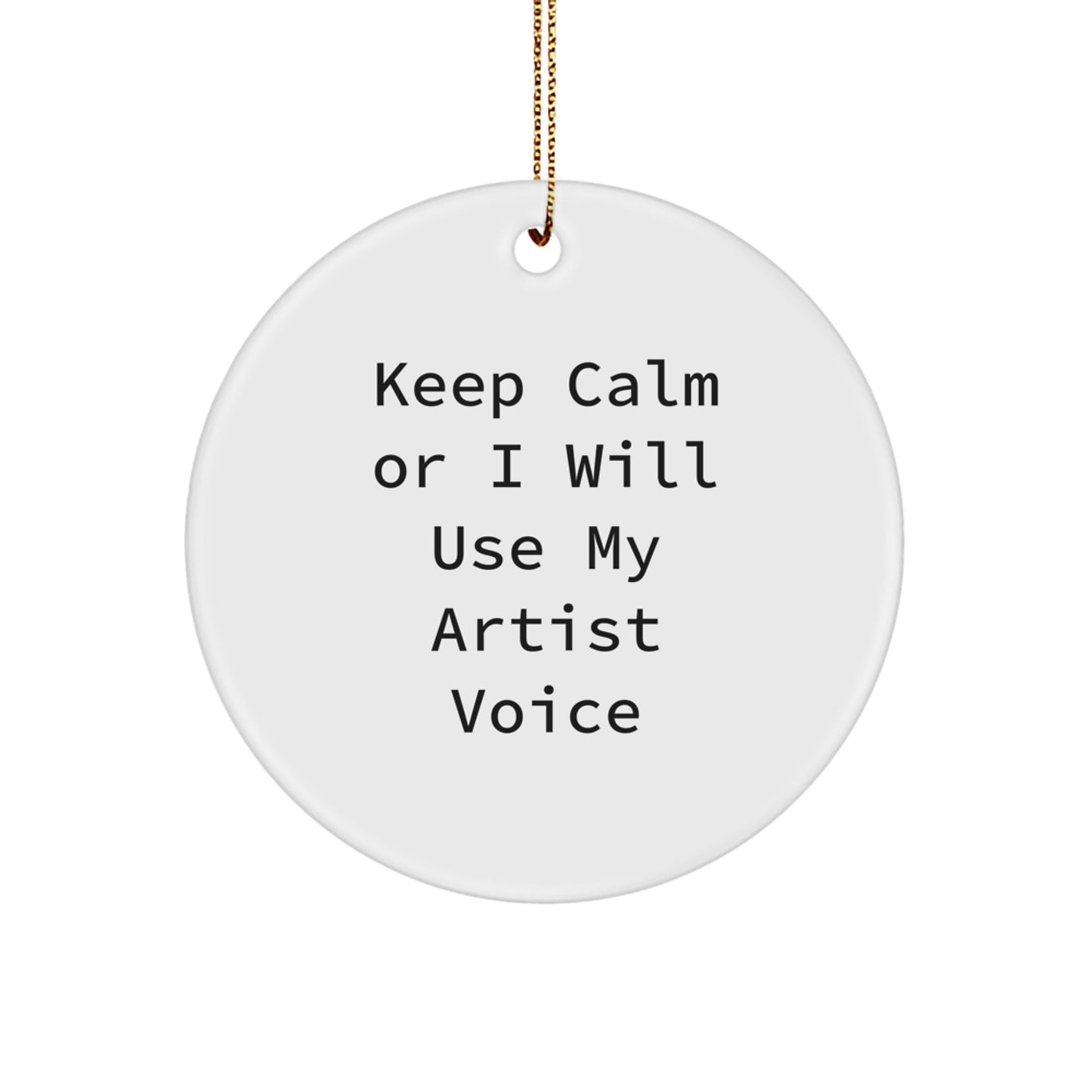 Artist Keepsake Christmas Ornament for Him Gift – Holiday Keepsake - Image 1