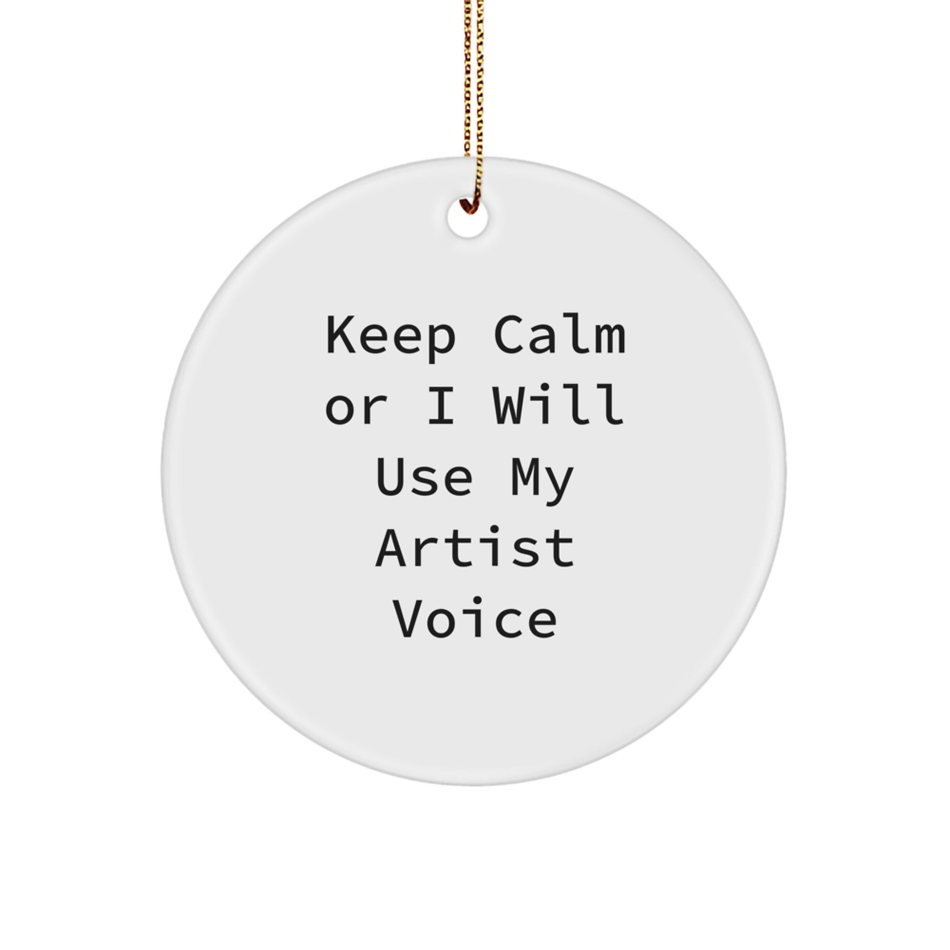 Artist Keepsake Christmas Ornament for Him Gift – Holiday Keepsake - Image 1