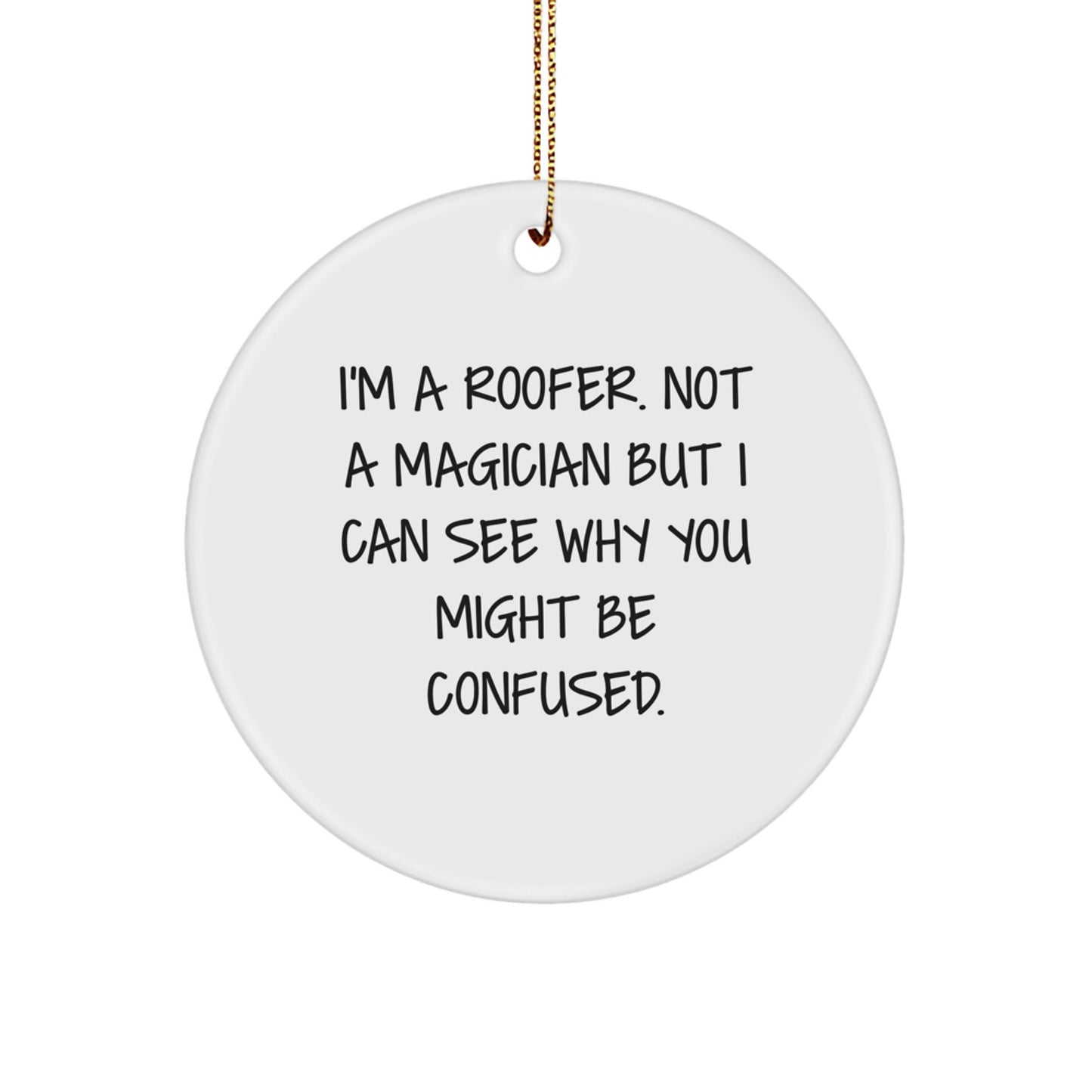 Funny Roofer Gifts from Friends and Family for Roofer Men and Women Christmas Unique Gifts - Image 1