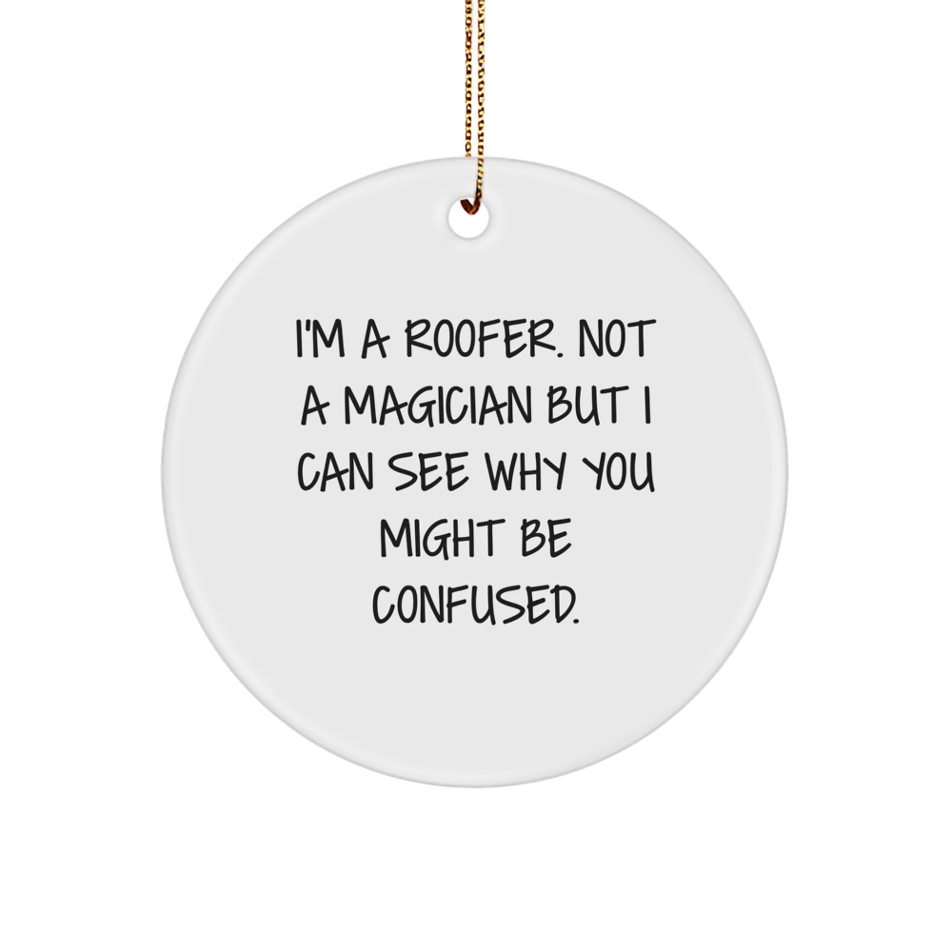 Funny Roofer Gifts from Friends and Family for Roofer Men and Women Christmas Unique Gifts - Image 1