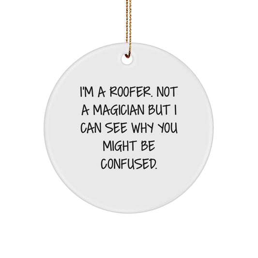 Funny Roofer Gifts from Friends and Family for Roofer Men and Women Christmas Unique Gifts - Image 1