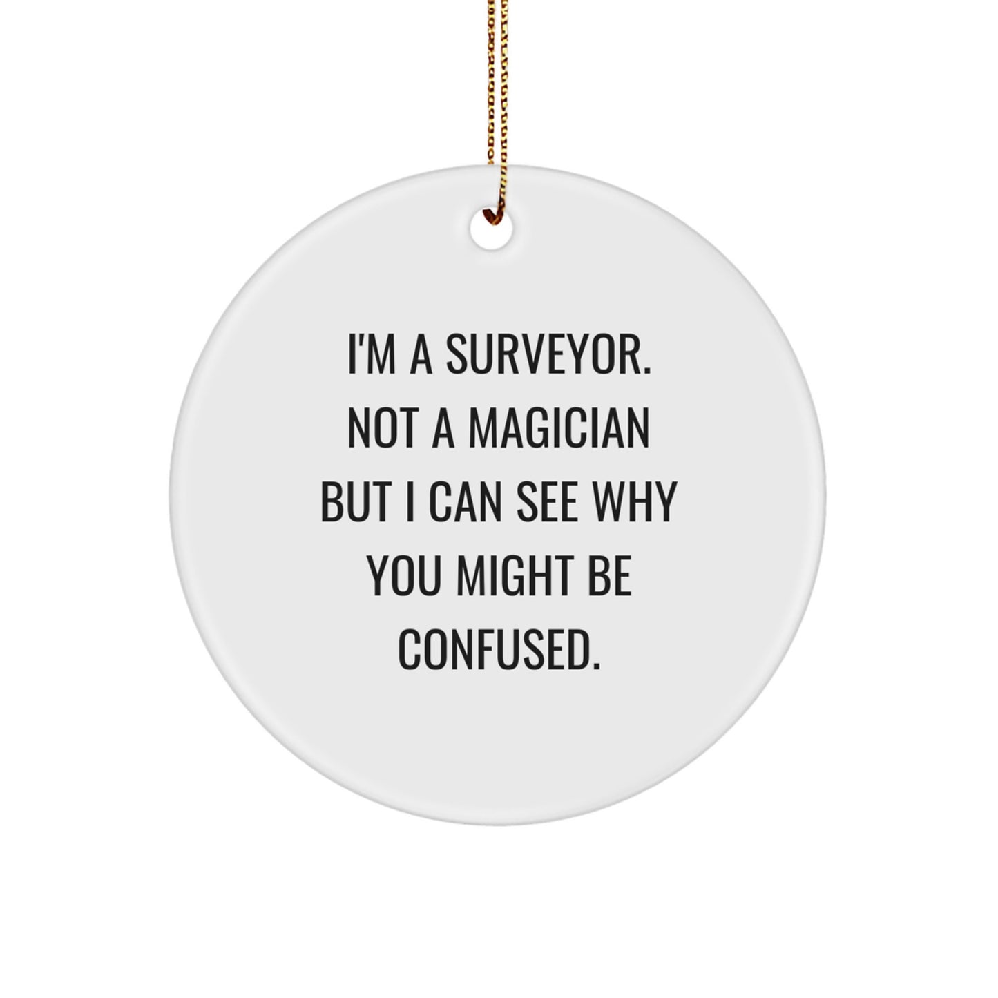 Funny Surveyor Gifts for Friends and Family - I'm A Surveyor Gifts from Men for Christmas Unique Gifts - Image 1