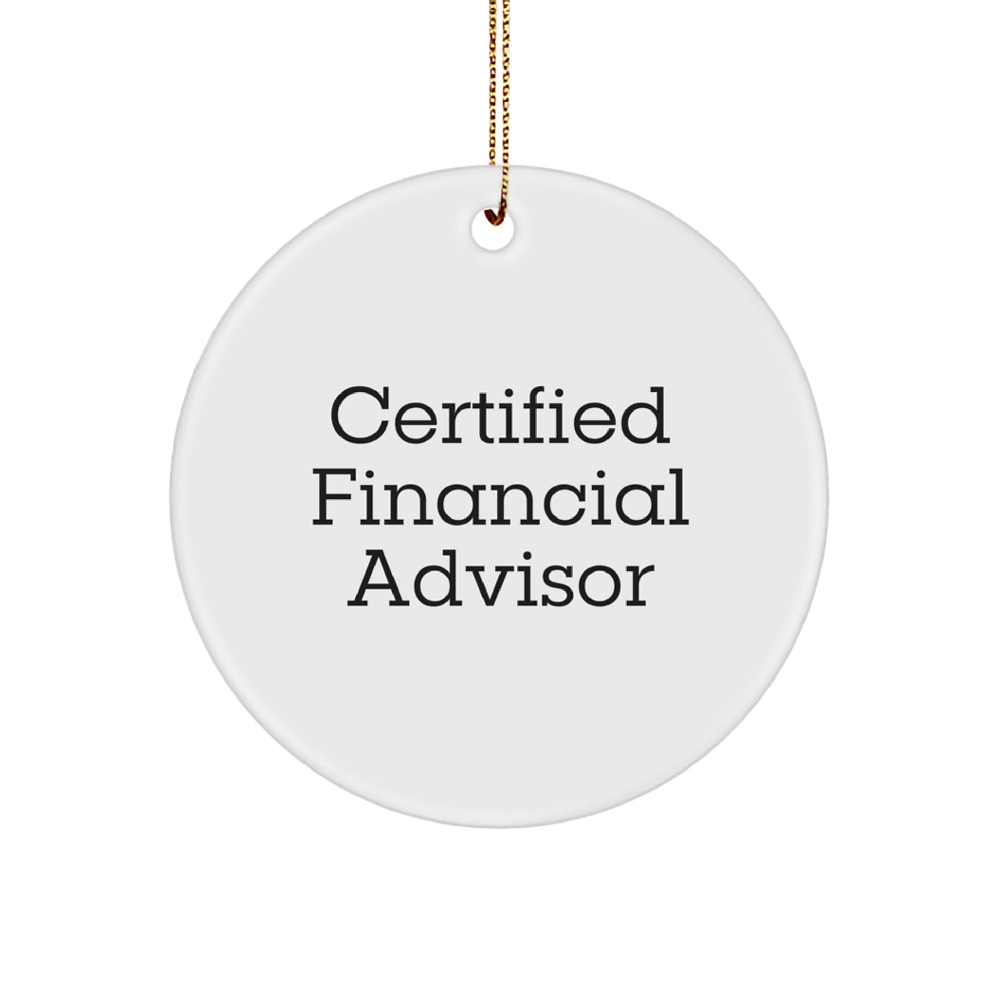 Funny Financial Advisor Gifts for Men, Certified Financial Advisor Christmas Unique Gifts from Friends, Family, or Coworkers - Image 1