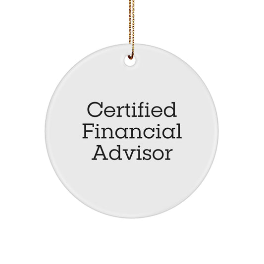 Funny Financial Advisor Gifts for Men, Certified Financial Advisor Christmas Unique Gifts from Friends, Family, or Coworkers - Image 1
