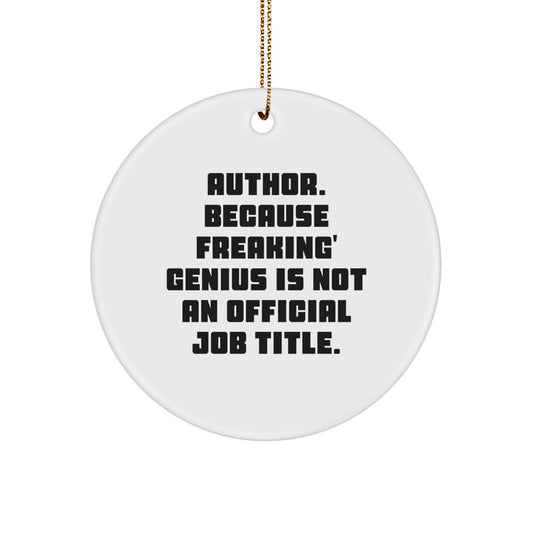Author Gifts from Men, Funny Christmas Unique Gifts for Author - Image 1