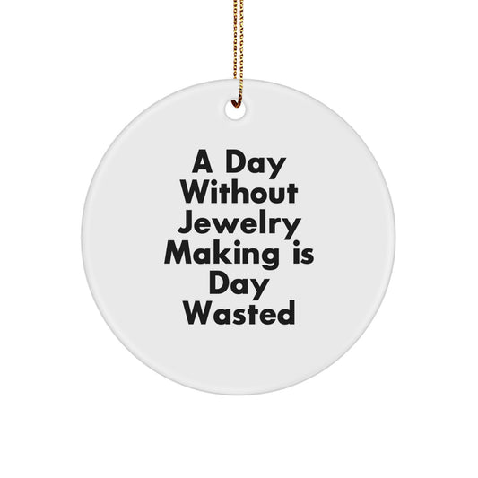 Funny Jewelry Making Gifts from Circle Ornament Lovers for Christmas Unique Decorations - Image 1