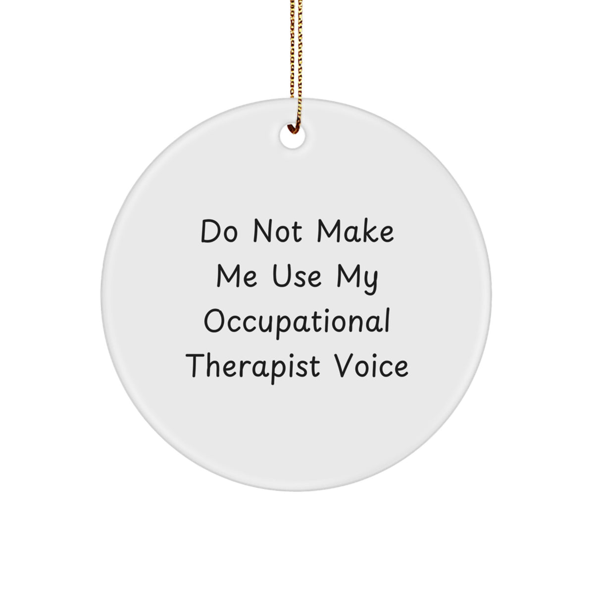 Occupational White Durable Christmas Ornament Keepsake for Him Gift - Image 1