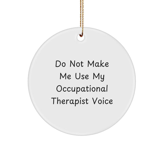 Occupational White Durable Christmas Ornament Keepsake for Him Gift - Image 1