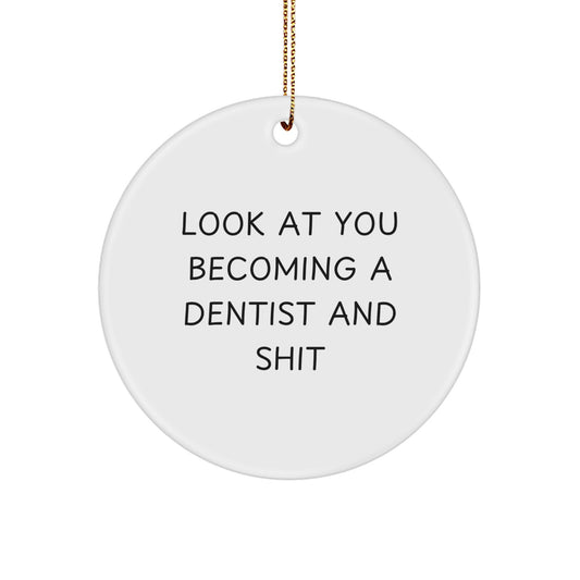 Dentist Keepsake Christmas Ornament for Him Gift - Image 1