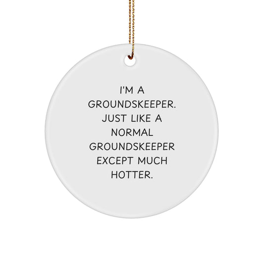 Groundskeeper Keepsake Christmas Ornament Gift for Him - Image 1
