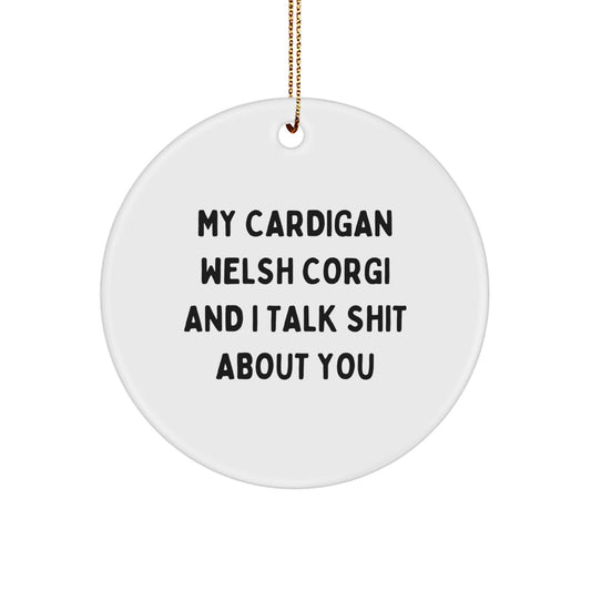 Cardigan Welsh Corgi Keepsake Christmas Ornament for Him Gift - Image 1