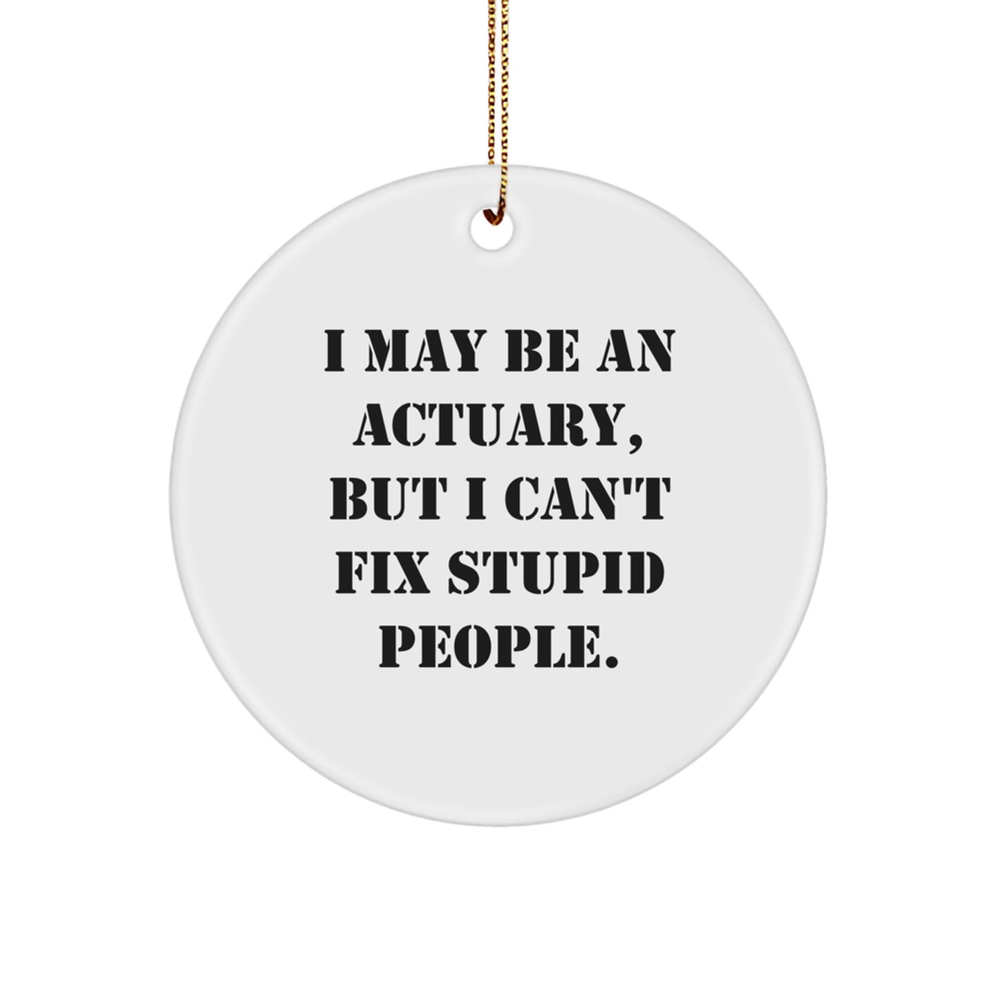 Actuary Keepsake Christmas Ornament for Him Gift – Surprise Holiday - Image 1