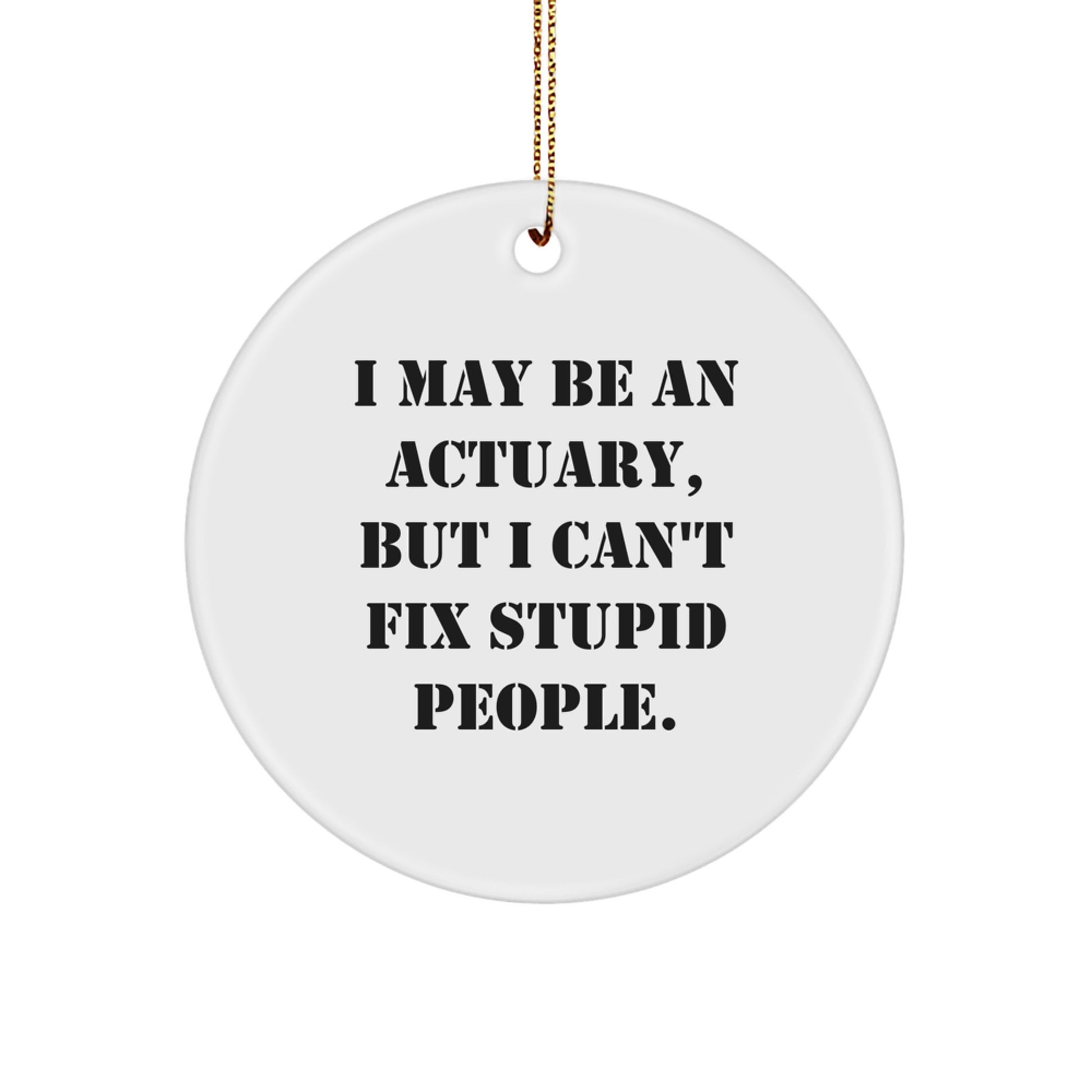 Actuary Keepsake Christmas Ornament for Him Gift – Surprise Holiday - Image 1