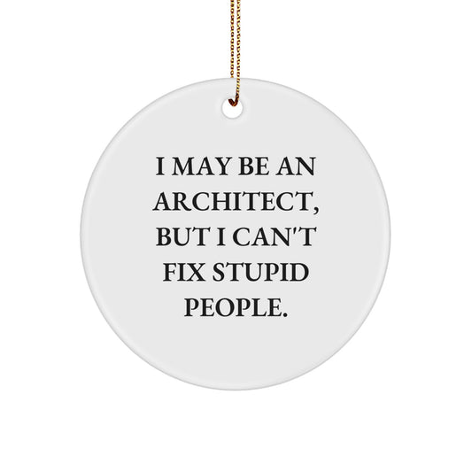 Architect Keepsake Christmas Ornament for Him Gift - Image 1