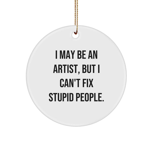 Artist Keepsake Christmas Ornament for Him Gift - Image 1