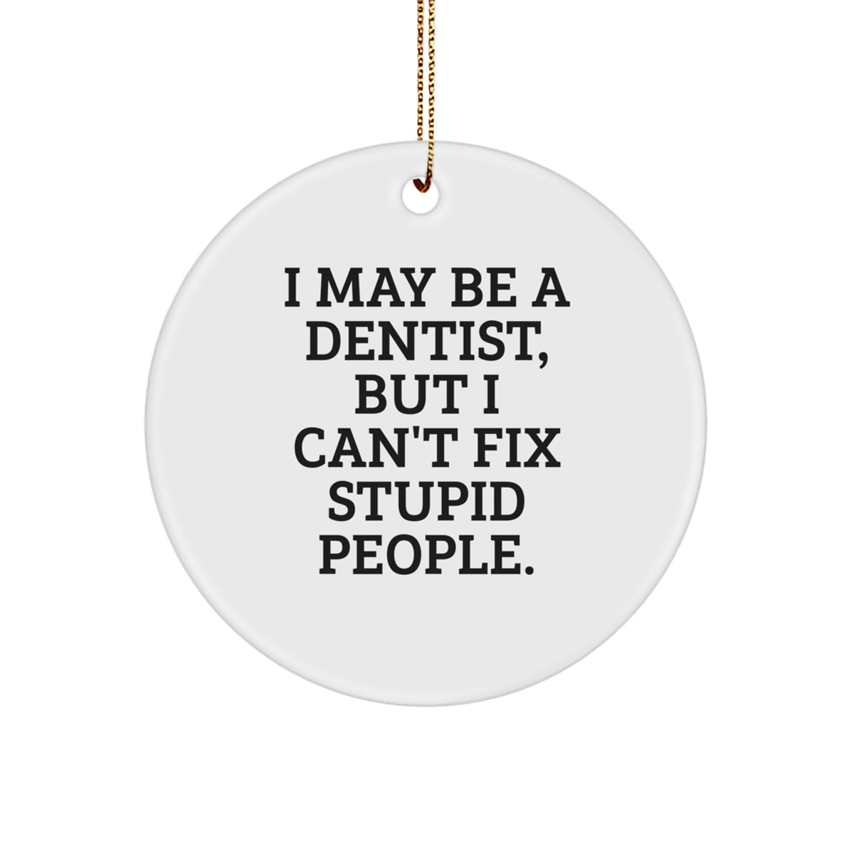 Dentist Keepsake Christmas Ornament for Him Gift – Holiday Surprise - Image 1