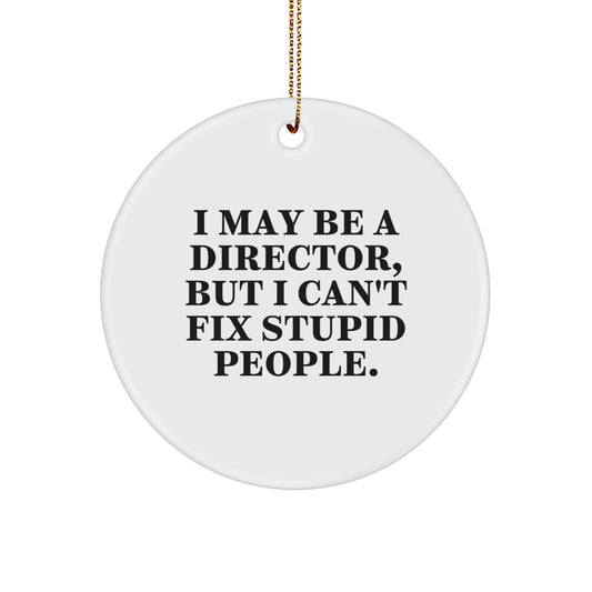 Funny Director Circle Ornaments Gifts from Friends for Christmas Unique - Image 1