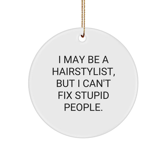 Hairstylist Keepsake Holiday Christmas Ornament for Him Gift - Image 1
