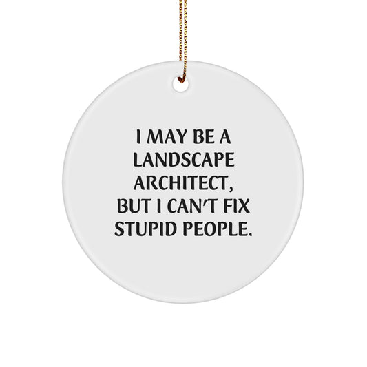 Landscape Architect Christmas Ornament Keepsake for Him Surprise Gift - Image 1