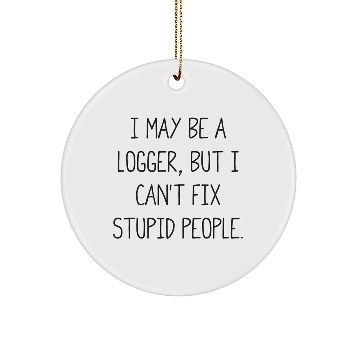 Cheeky Logger Christmas Ornament for Neighbors Gift – Essential Surprise - Image 1