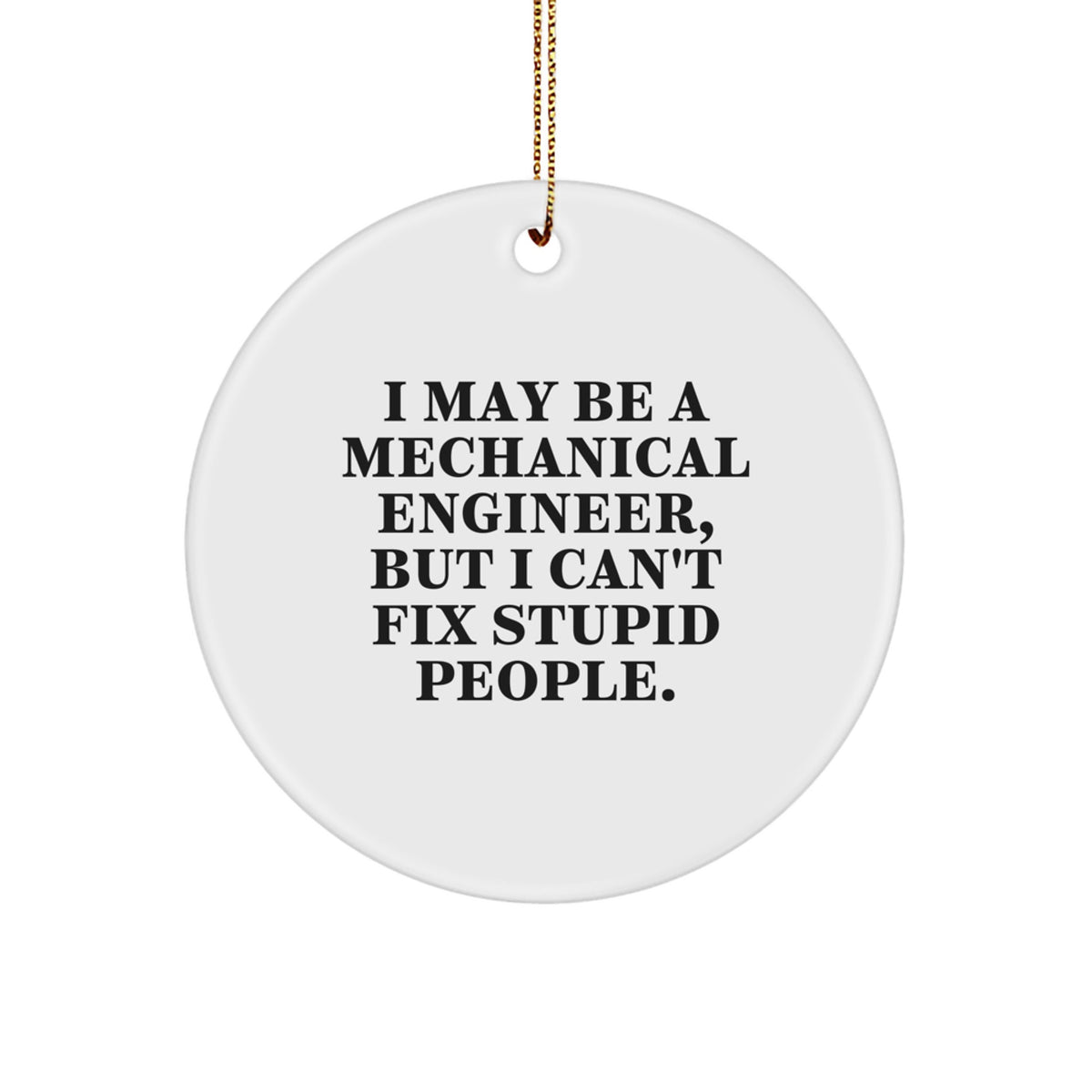 Mechanical Engineer Keepsake Christmas Ornament for Him Gift - Image 1