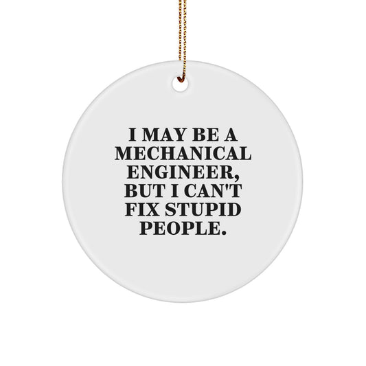 Mechanical Engineer Keepsake Christmas Ornament for Him Gift - Image 1