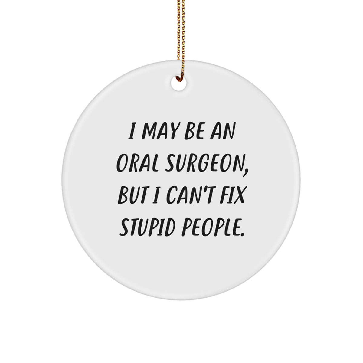 Oral Surgeon Keepsake Christmas Ornament for Him Holiday Seasonal Gift - Image 1