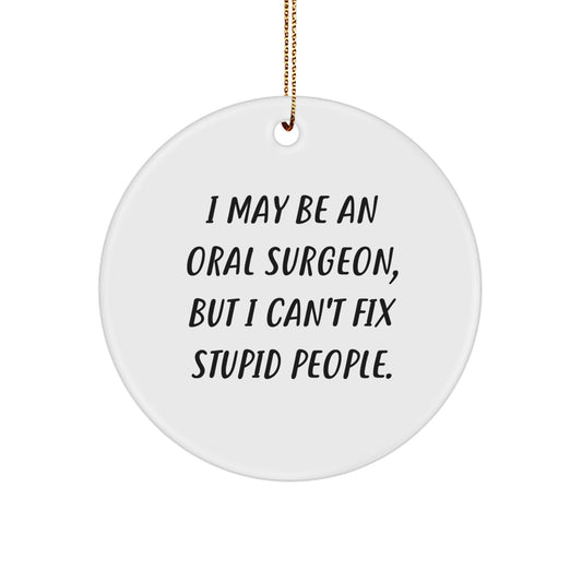 Oral Surgeon Keepsake Christmas Ornament for Him Holiday Seasonal Gift - Image 1
