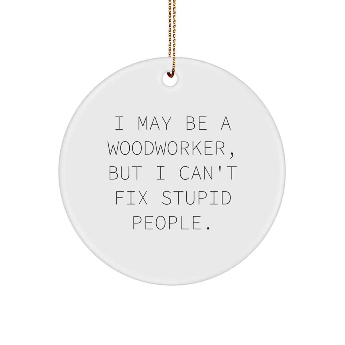 Woodworker Christmas Ornament for Family Treasure Keepsake Gift - Image 1