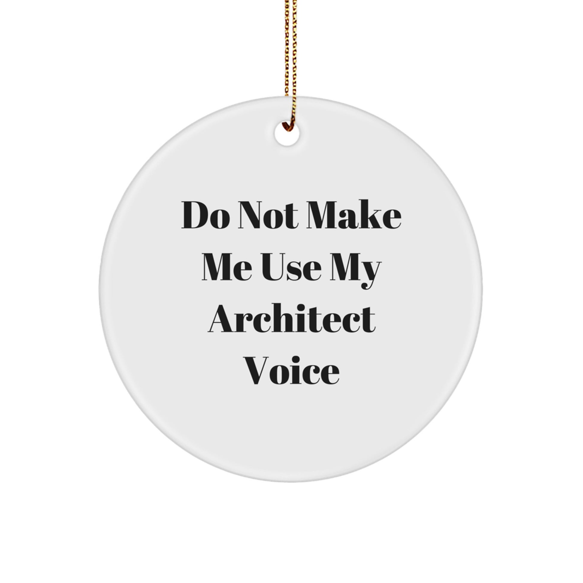 Architect Keepsake Christmas Ornament for Him Gift - Image 1