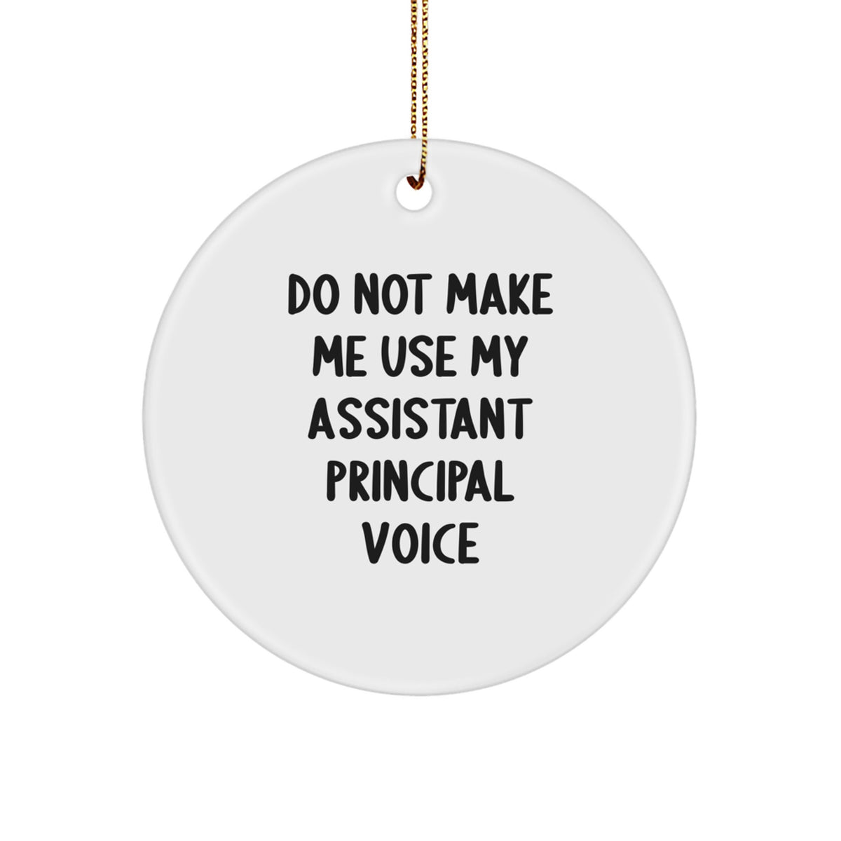 For Him Assistant Principal Christmas Ornament Gift Keepsake - Image 1