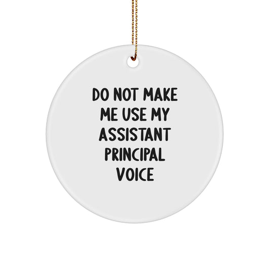 For Him Assistant Principal Christmas Ornament Gift Keepsake - Image 1