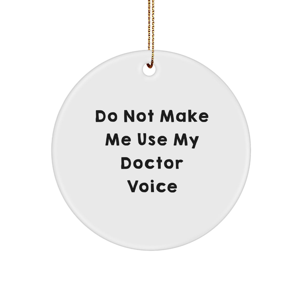 Doctor Keepsake Christmas Ornament for Him Gift – Holiday Tree Decor - Image 1