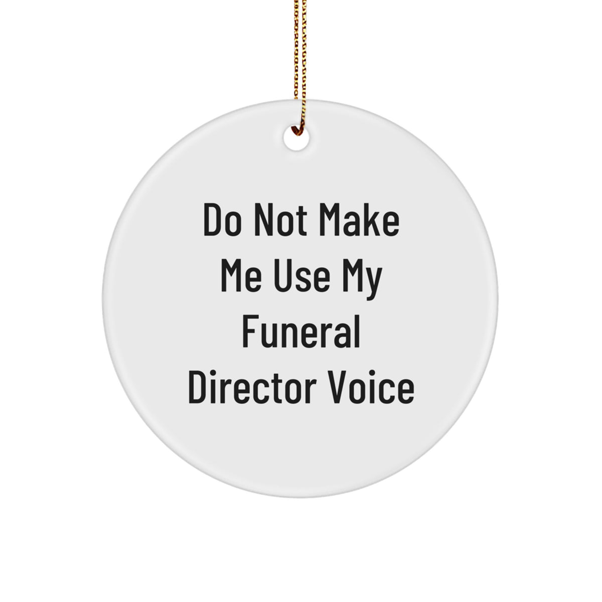 Christmas Gift Ornament for Her Present Funeral Director - Image 1
