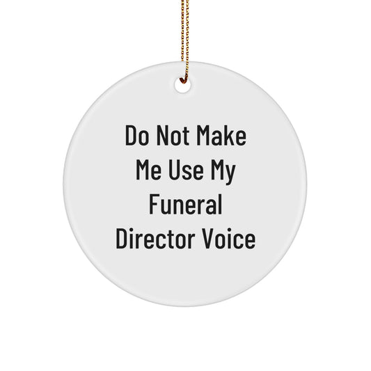 Christmas Gift Ornament for Her Present Funeral Director - Image 1